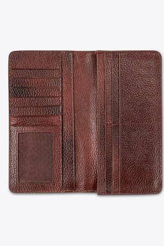 Long Wallet Antique Brown