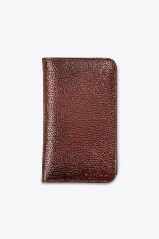 Semi Long Wallet Dark Brown
