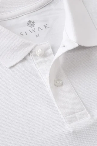 Premium PK Cotton Polo - White