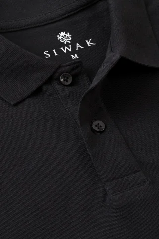 Premium PK Cotton Polo - Black