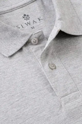 Premium PK Cotton Polo - Grey
