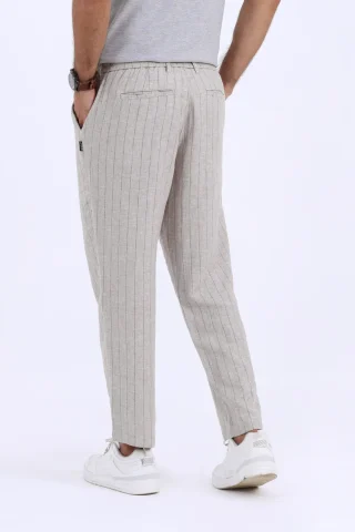 Striped Grey Trouser