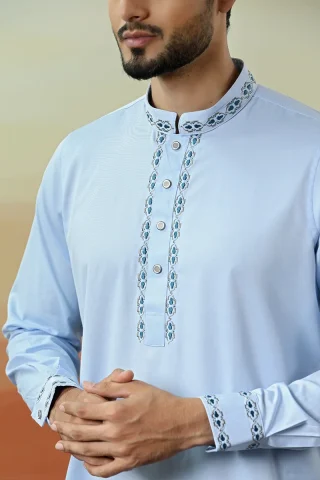 Embroidery Design Solid Panjabi