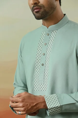 Embroidery Design Solid Panjabi