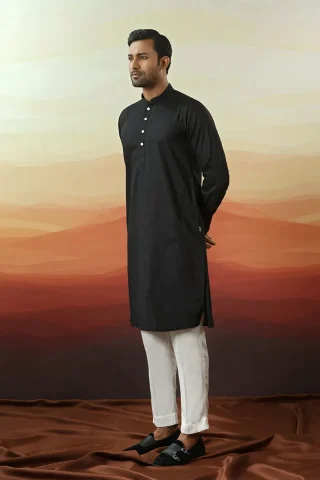 Embroidery Dobby Cotton Panjabi