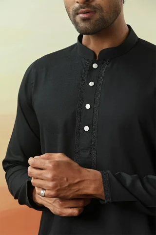 Embroidery Dobby Cotton Panjabi