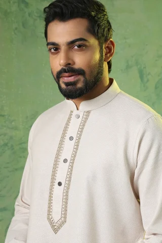 Classic Embroidered Panjabi for Men