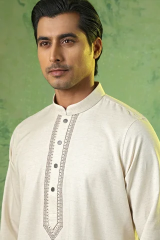 Classic Embroidered Panjabi for Men
