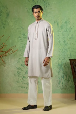 Classic Embroidered Panjabi for Men