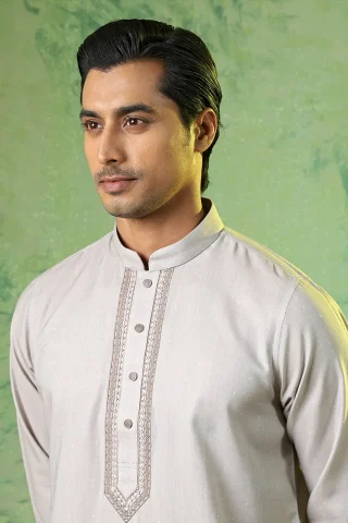 Classic Embroidered Panjabi for Men