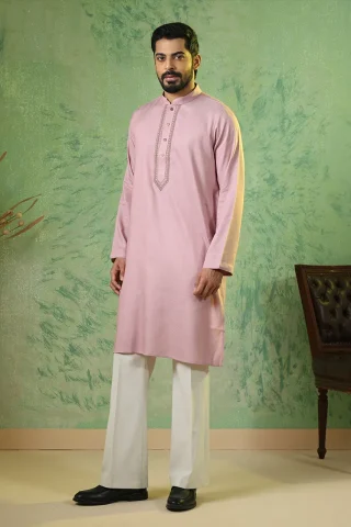 Classic Embroidered Panjabi for Men