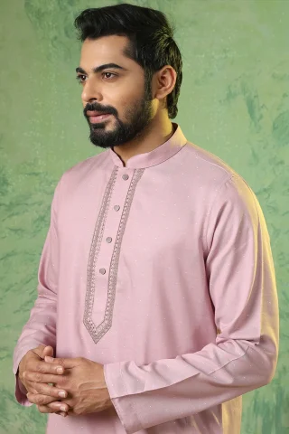 Classic Embroidered Panjabi for Men