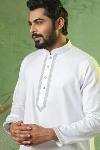 Cotton Classic Panjabi for Men close view