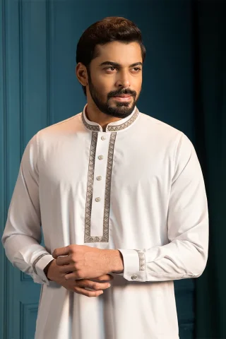 Embroidery Kabli Panjabi Set