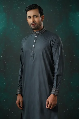 Platinum Embroidered Panjabi for Men