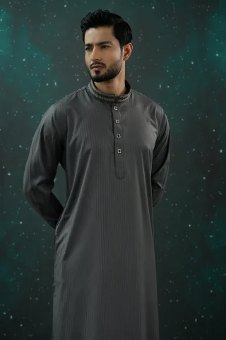 Platinum Embroidered Panjabi for Men
