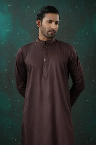 Platinum Embroidered Panjabi for Men
