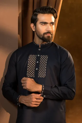 Platinum Embroidered Panjabi for Men - S