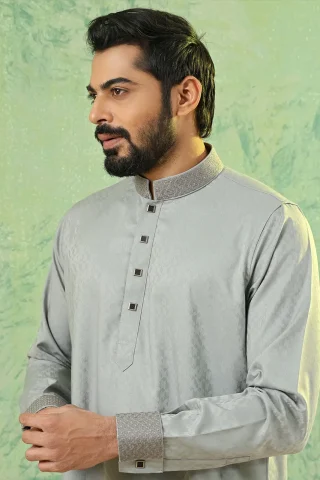 Platinum Embroidered Panjabi for Men - S