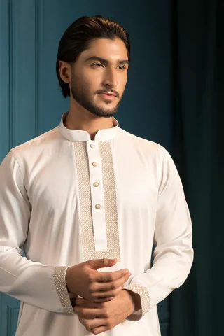 Premium Embroidered Panjabi for Men - S