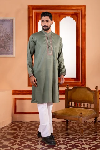 Premium Embroidered Panjabi for Men