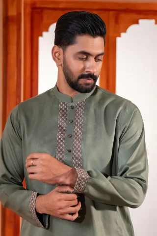 Premium Embroidered Panjabi for Men