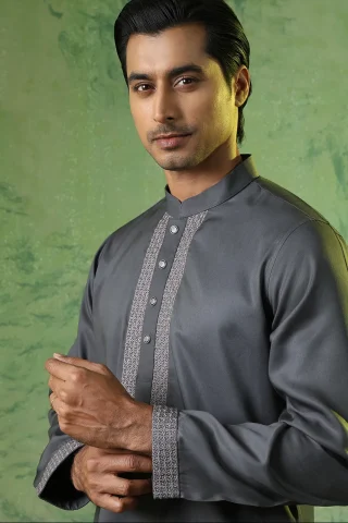 Premium Embroidered Panjabi for Men