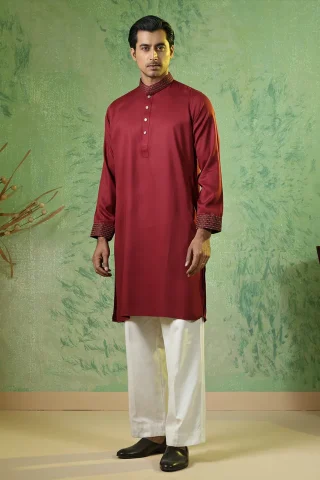 Blended Tencel Panjabi full view