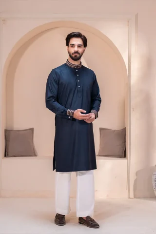 Festive Bamboo Panjabi full view