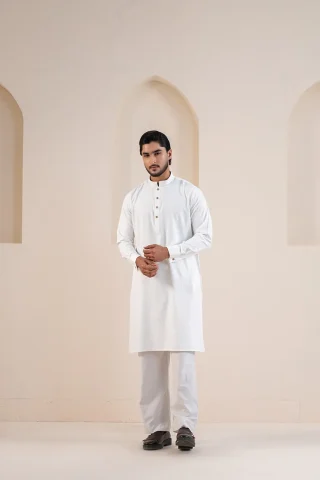 Premium Solid Jacquard Panjabi for Men