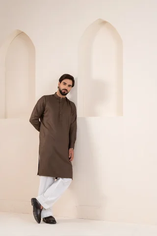 Premium Solid Jacquard Panjabi for Men