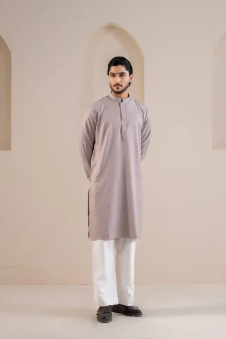 Premium Solid Jacquard Panjabi for Men