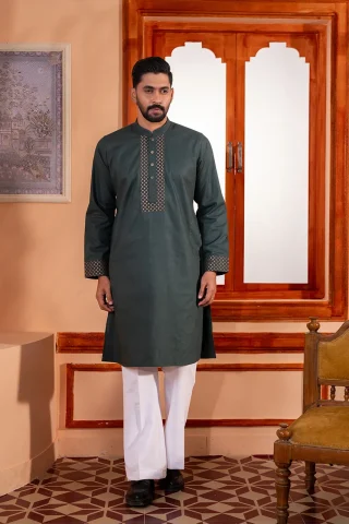 Premium Tencel Panjabi for Men full view