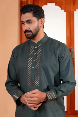 Premium Tencel Panjabi for Men close view