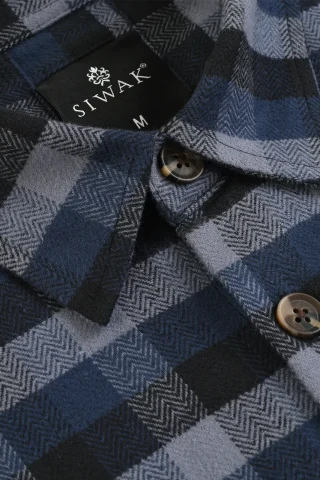 Relaxed Fit Flannel Overshirt