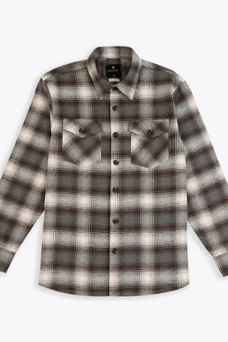 Relaxed Fit Flannel Overshirt