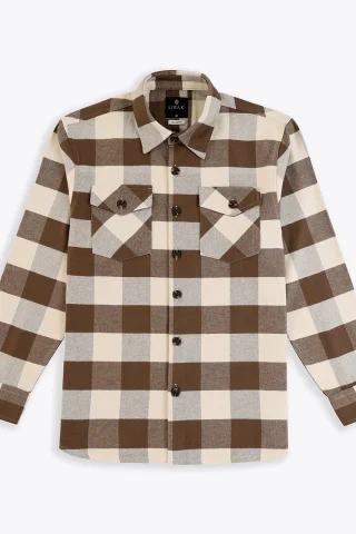 Relaxed Fit Flannel Overshirt