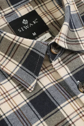 Relaxed Fit Flannel Overshirt