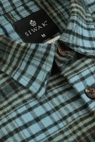 Relaxed Fit Flannel Overshirt