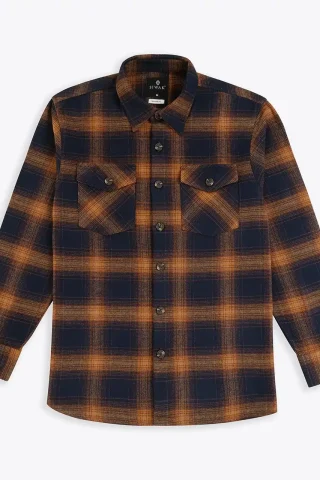 Relaxed Fit Flannel Overshirt