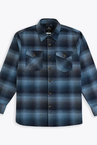 Relaxed Fit Flannel Overshirt