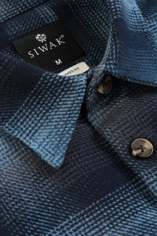 Relaxed Fit Flannel Overshirt