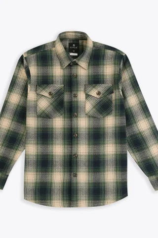 Relaxed Fit Flannel Overshirt