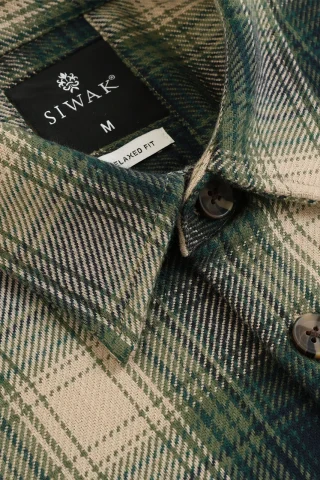 Relaxed Fit Flannel Overshirt