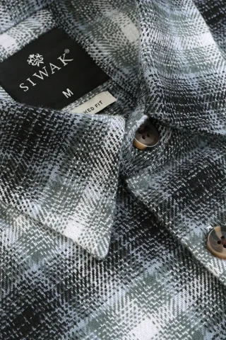 Relaxed Fit Flannel Overshirt