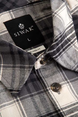 Relaxed Fit Flannel Overshirt