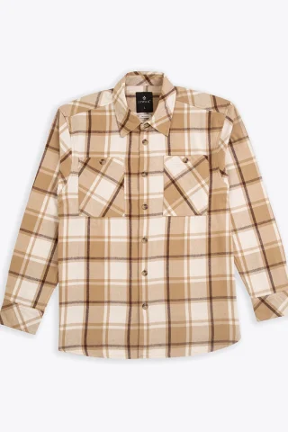 Relaxed Fit Flannel Overshirt