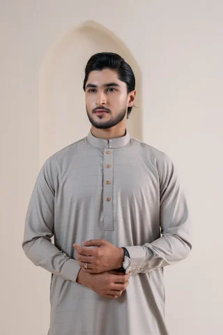 Platinum Embroidered Panjabi for Men