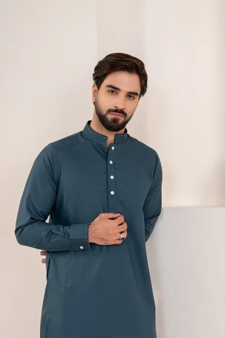Platinum Embroidered Panjabi for Men