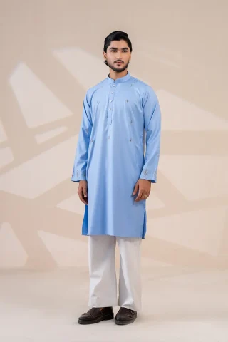 Platinum Embroidered Panjabi for Men